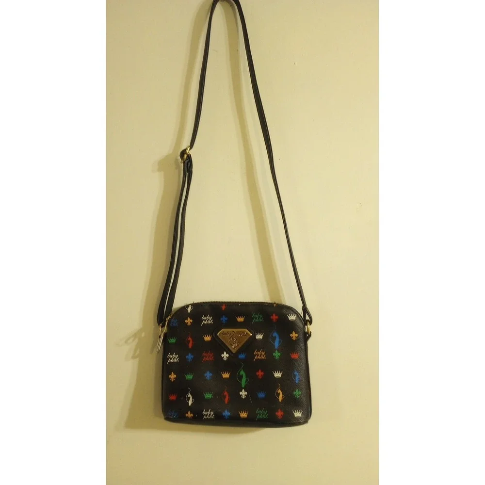 Y2K Vintage Baby Phat Rainbow Logo Purse Handbag‎ VGUC